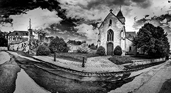 Eglise de Frémainville, Val d'Oise par Alexandre Serain Shuvaloff